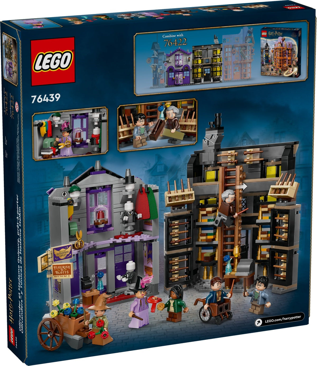 LEGO® Harry Potter™ 76439 Ollivanders™ & Madam Malkins™ – Winkelgasse Gebäude