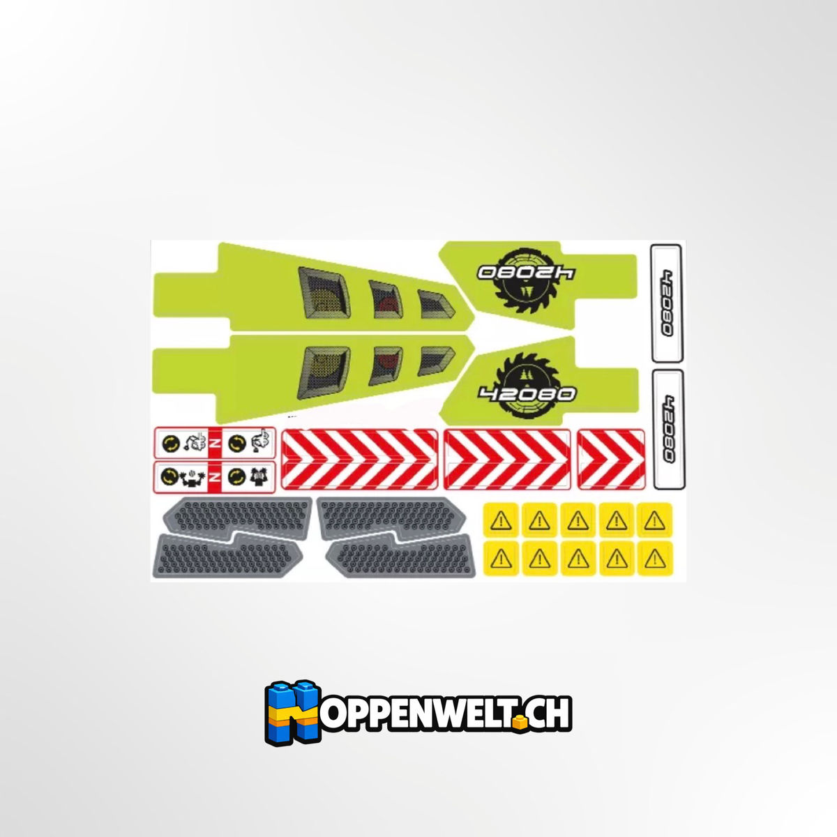 Ersatzaufkleber für Set 42080