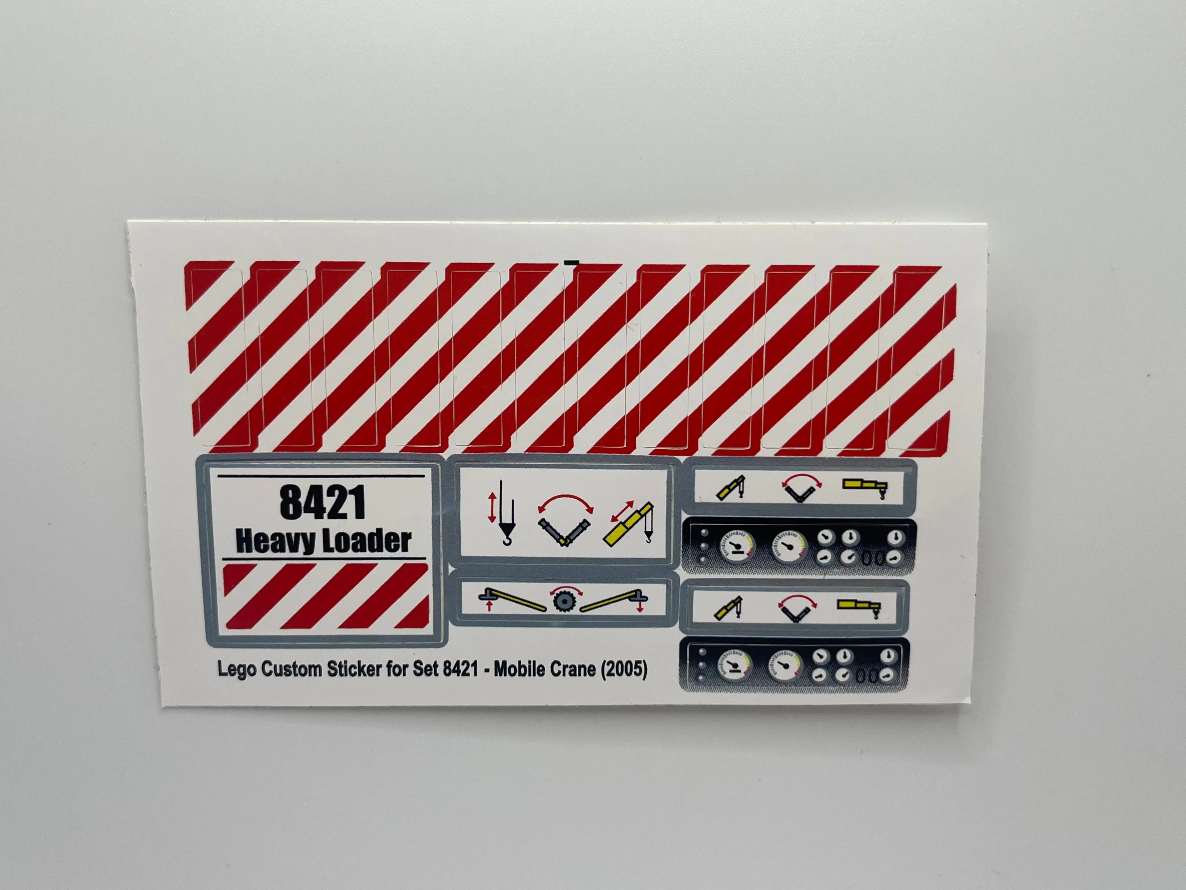 Lego Stickersatz 8421