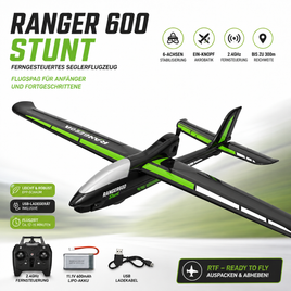 VolantexRC Ranger 600 Stunt – RC Segelflugzeug RTF