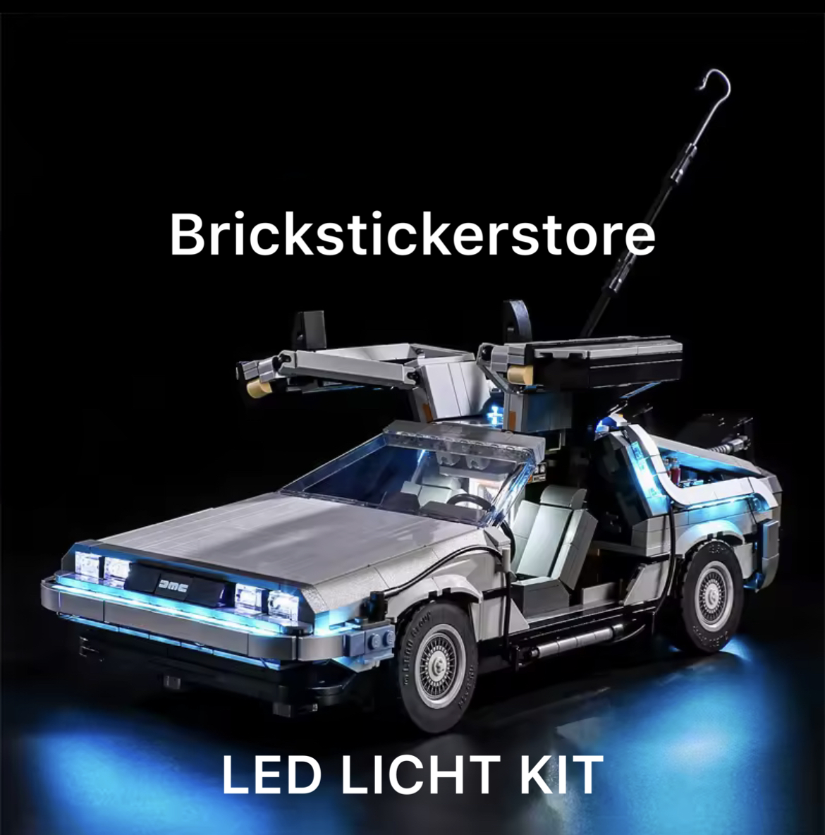 LED Licht Set für Lego Zeitmaschine aus Zurück in die Zukunft 10300