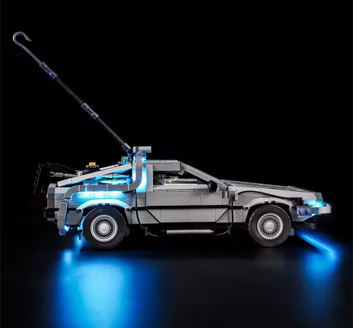 LED Licht Set für Lego Zeitmaschine aus Zurück in die Zukunft 10300