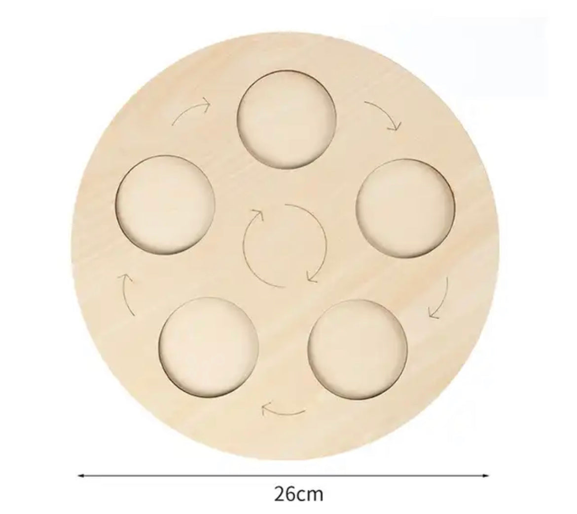 Lebenszyklus Tablett aus Holz 5
