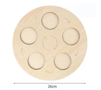 Lebenszyklus Tablett aus Holz 5