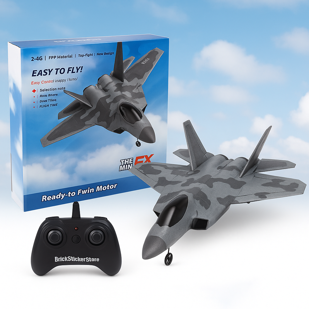 RC Flugzeug für Kinder 34cm – Grau