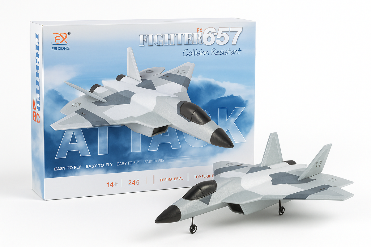 🛩️ RC Fighter Jet 657 – RC-Flugzeug im Militär-Look