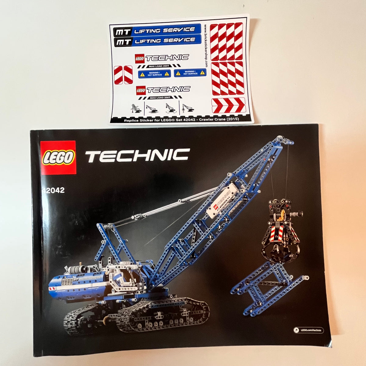 LEGO Technic 42042 – Schwerlast-Raupenkran (gebraucht, komplett)