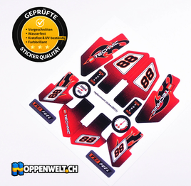 Ersatzaufkleber für Set 8051 – Motorbike