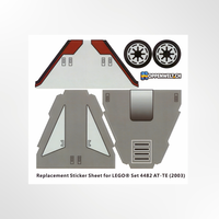 Ersatzaufkleber für Set 4482 AT-TE