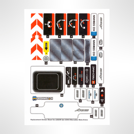 Ersatzaufkleber für Set 42043