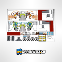 Ersatzsticker für Lego Set 7676