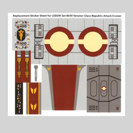 Ersatzaufkleber für Set 8039