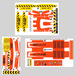 Ersatzaufkleber für Set 8258