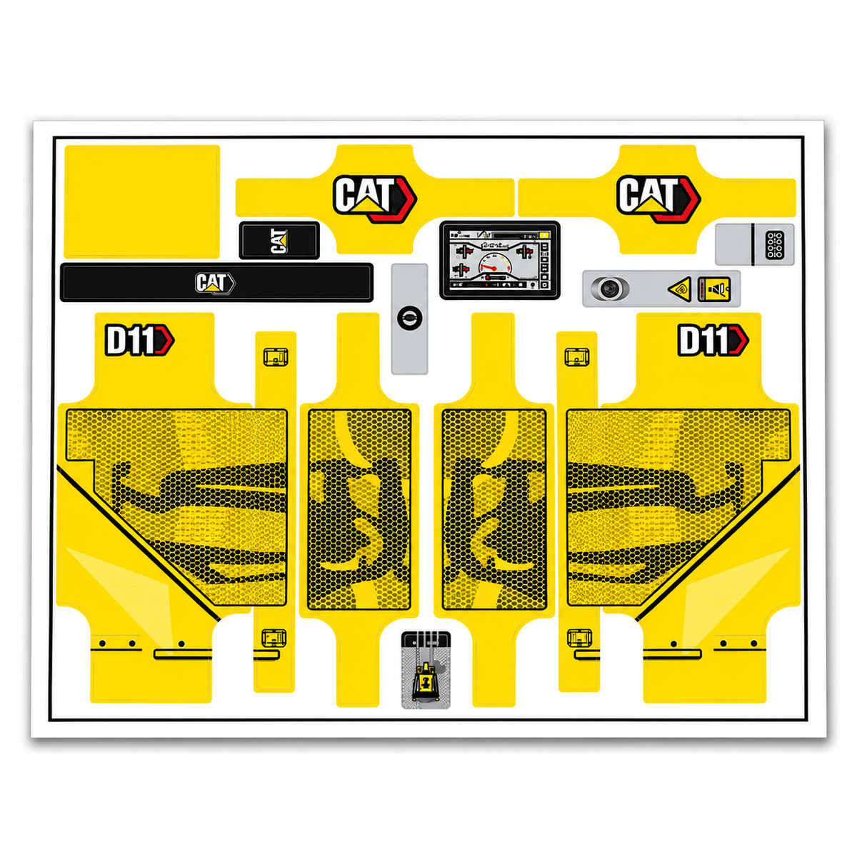 Ersatzaufkleber für Set 42131
