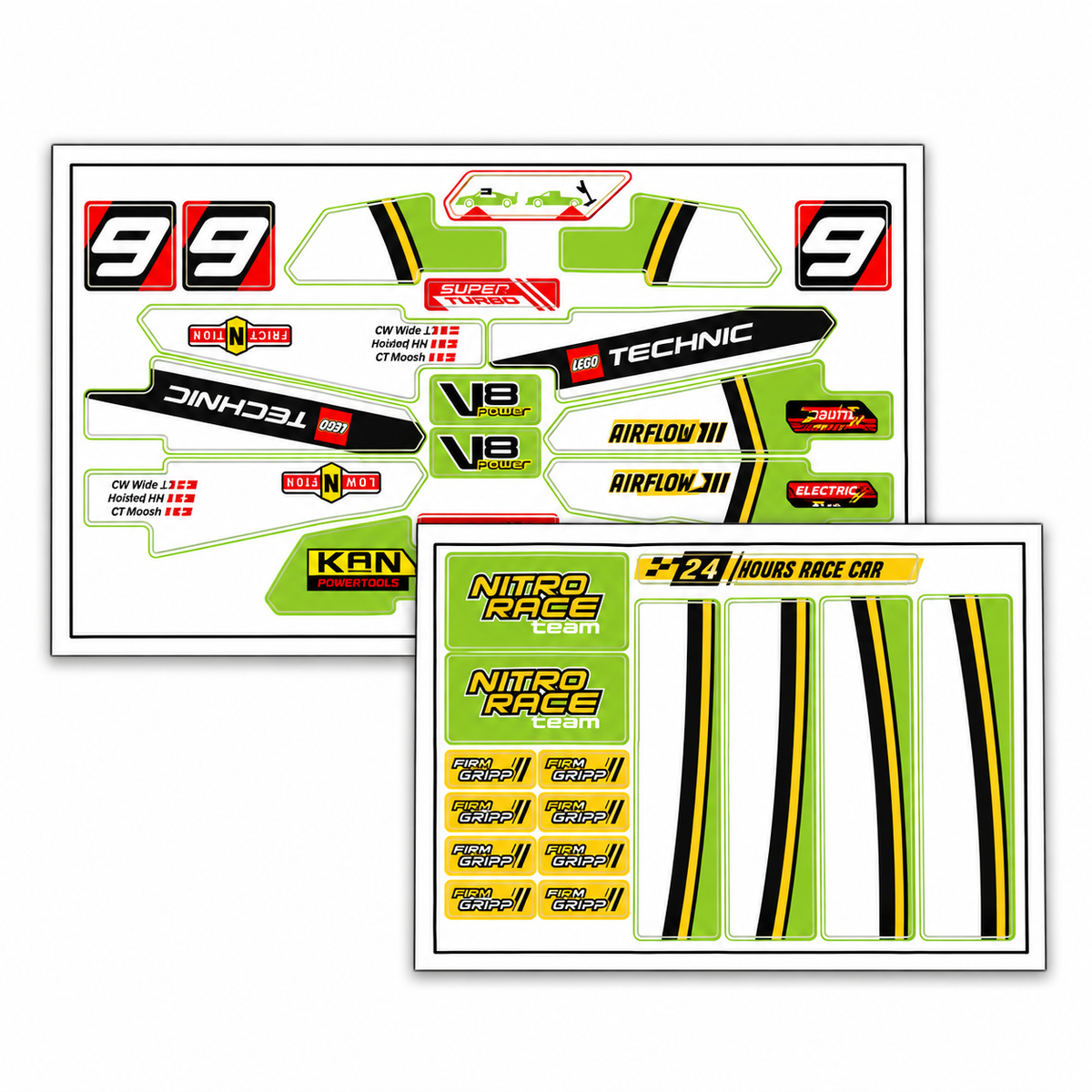 Ersatzaufkleber für Set  42039