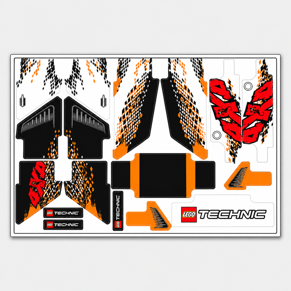 Ersatzaufkleber für Set 9398