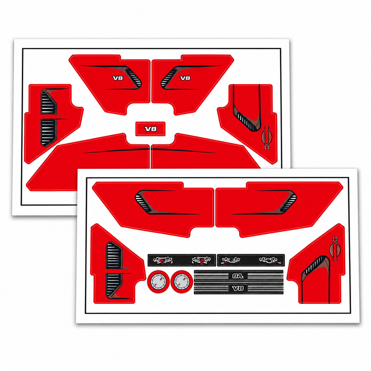 Ersatzaufkleber für Set 8070
