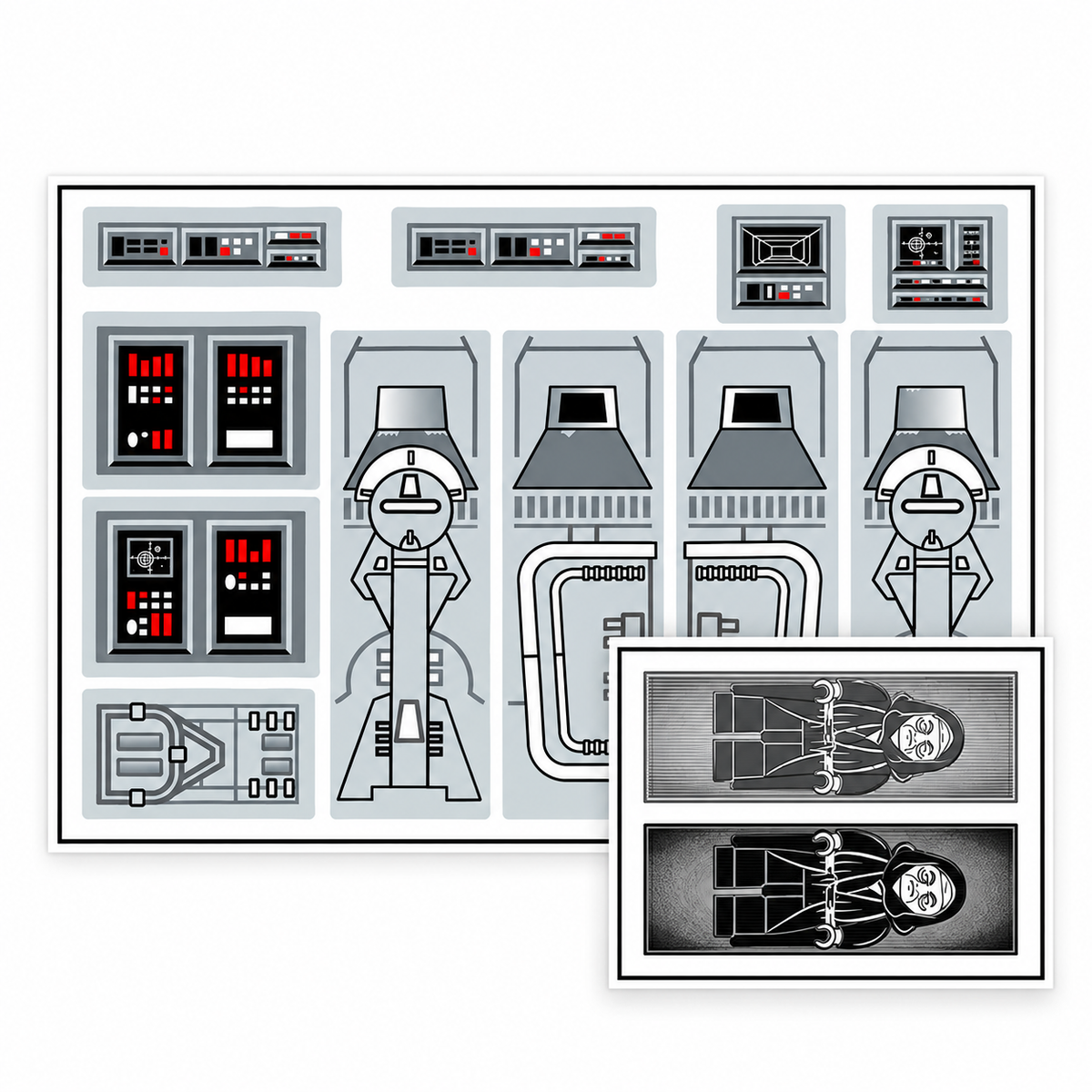 Ersatzaufkleber für Set 6211
