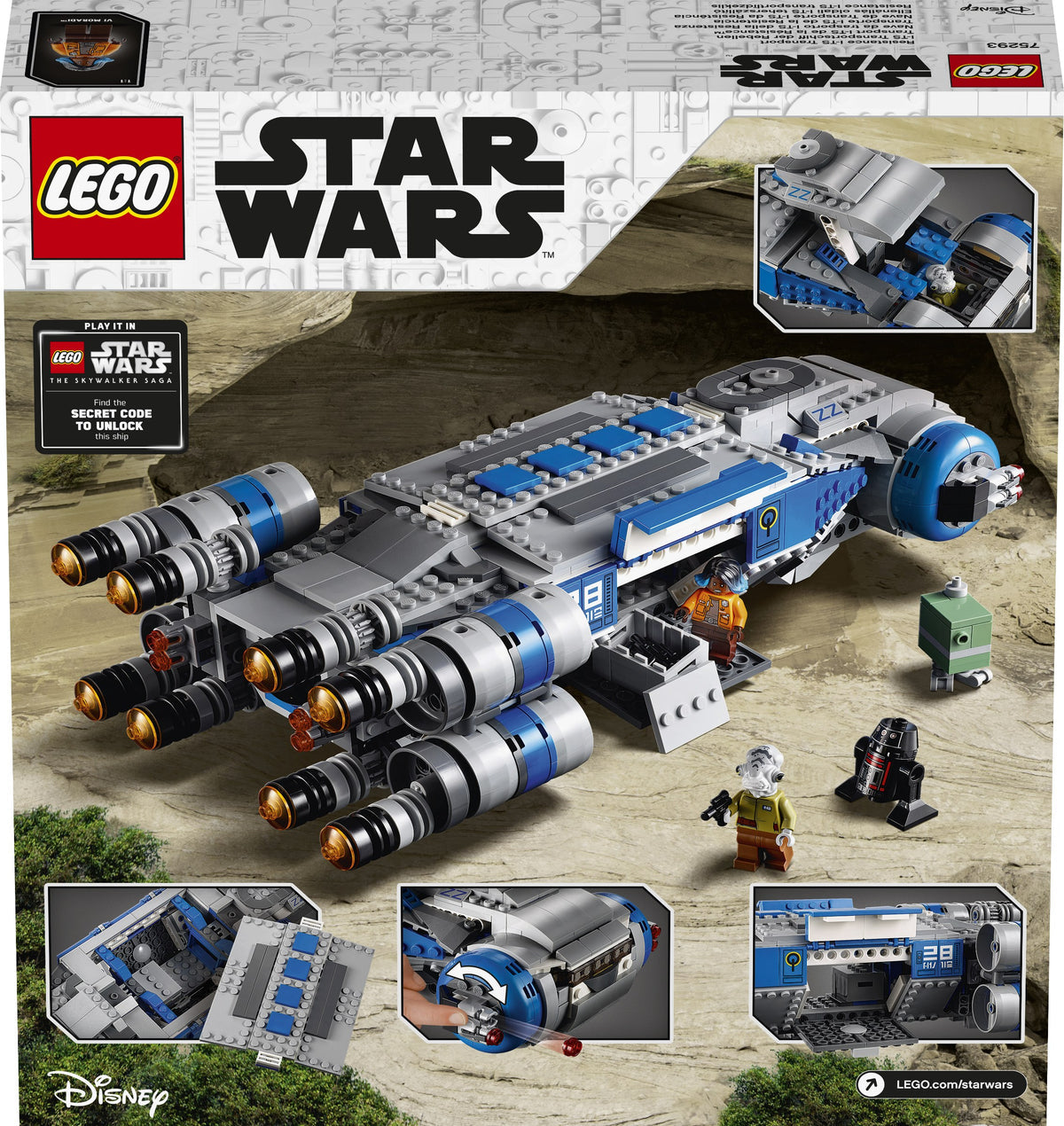 LEGO Star Wars I-TS Transportschiff der Rebellen 75293